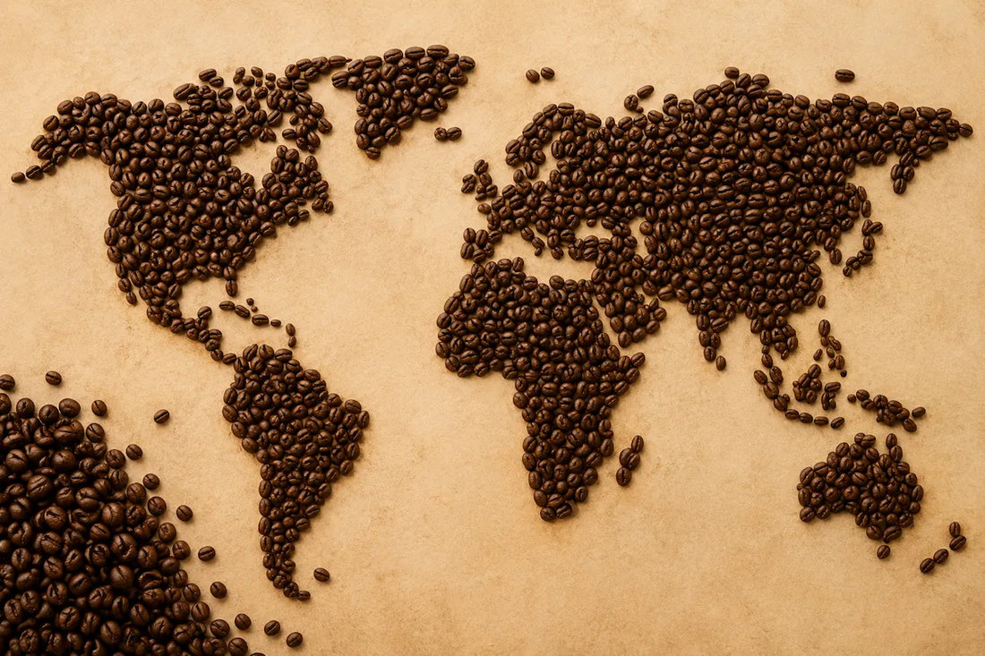 ¿De dónde proviene el café?