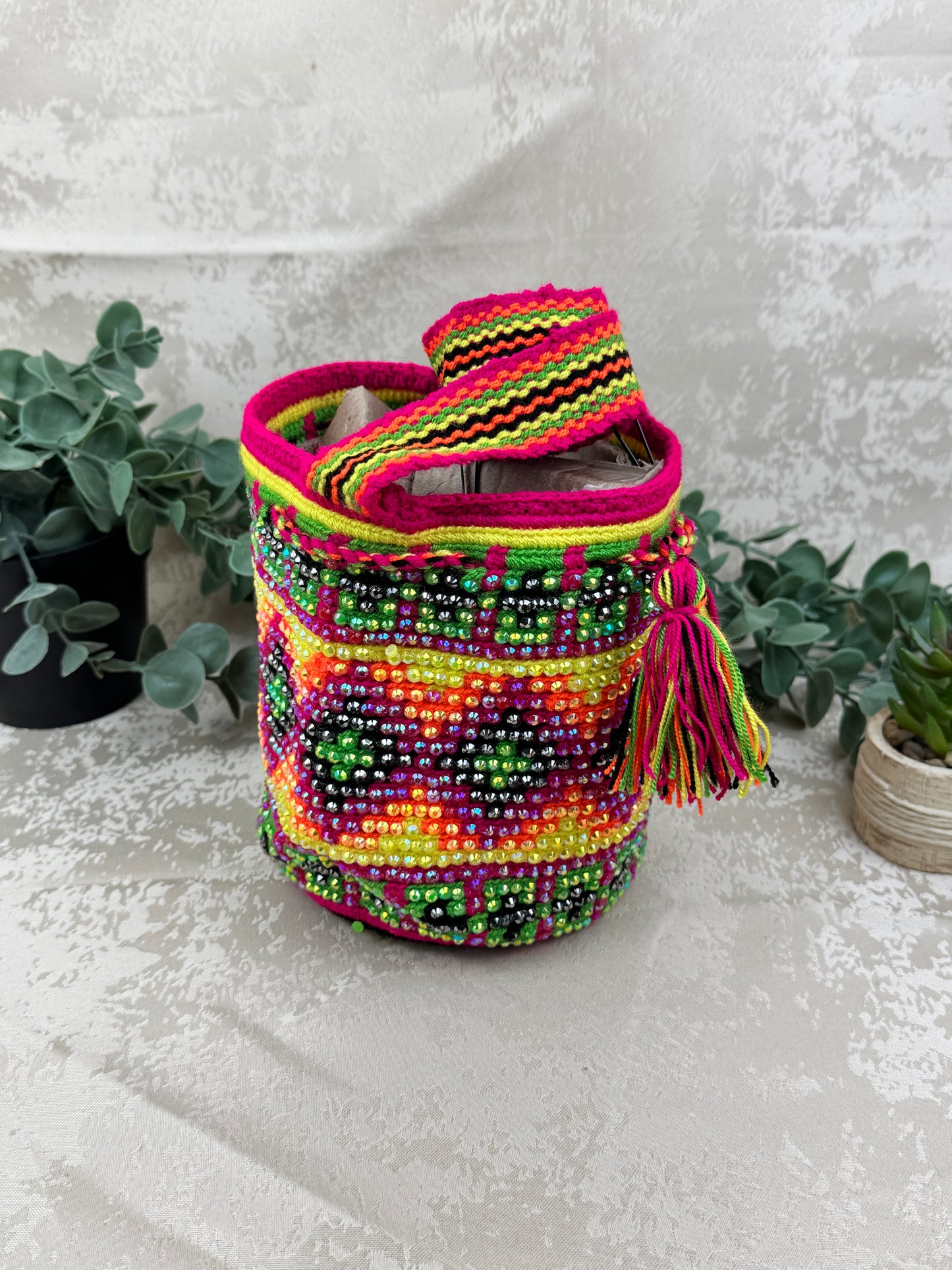 Mochila Wayuu Susuchón Edición Brillante