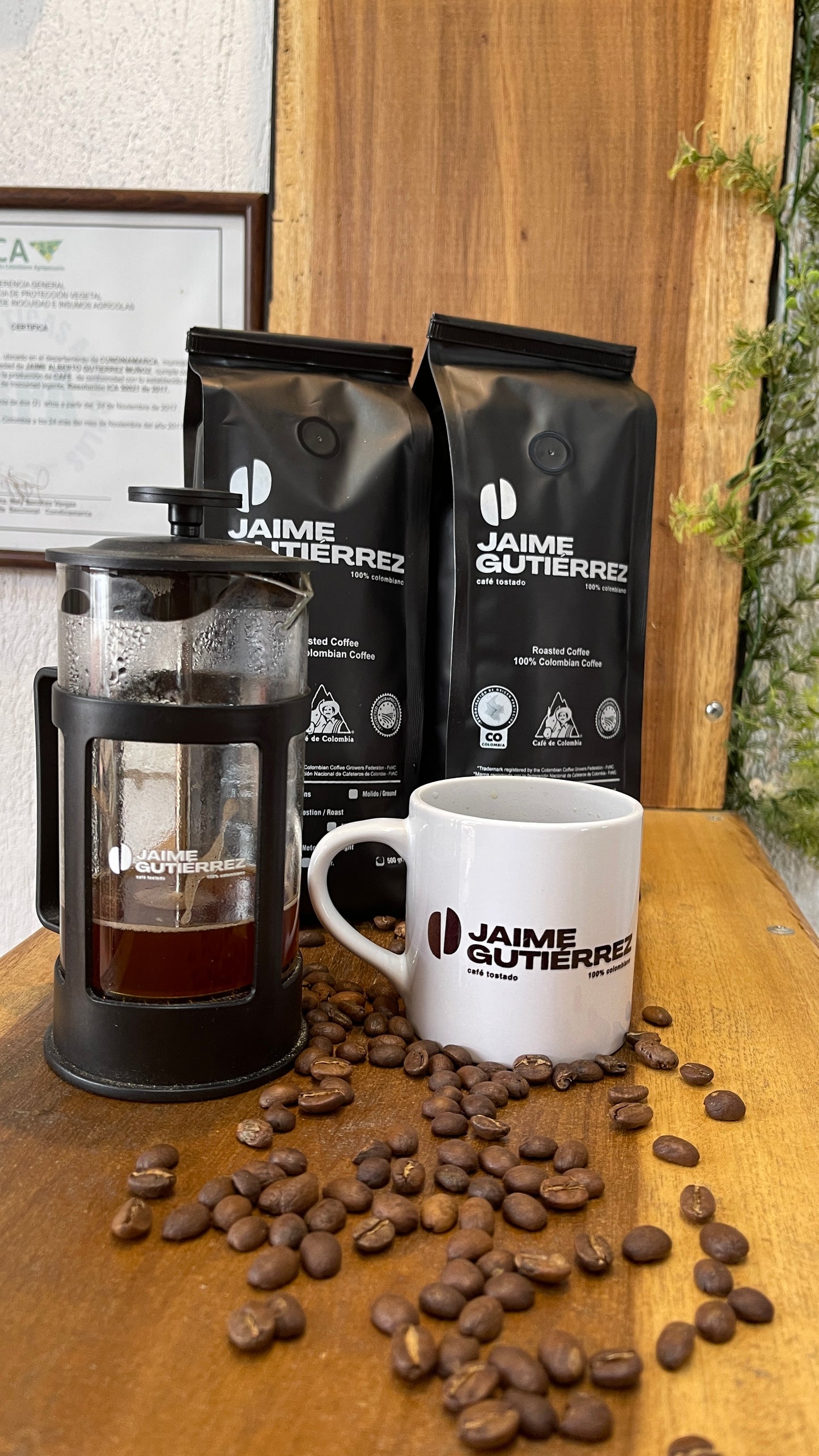 Cafe colombiano de especialidad - Jaime Gutierrez