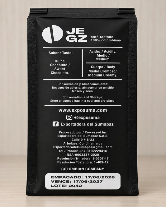 Coffee Jaime Gutierrez 500 Grams