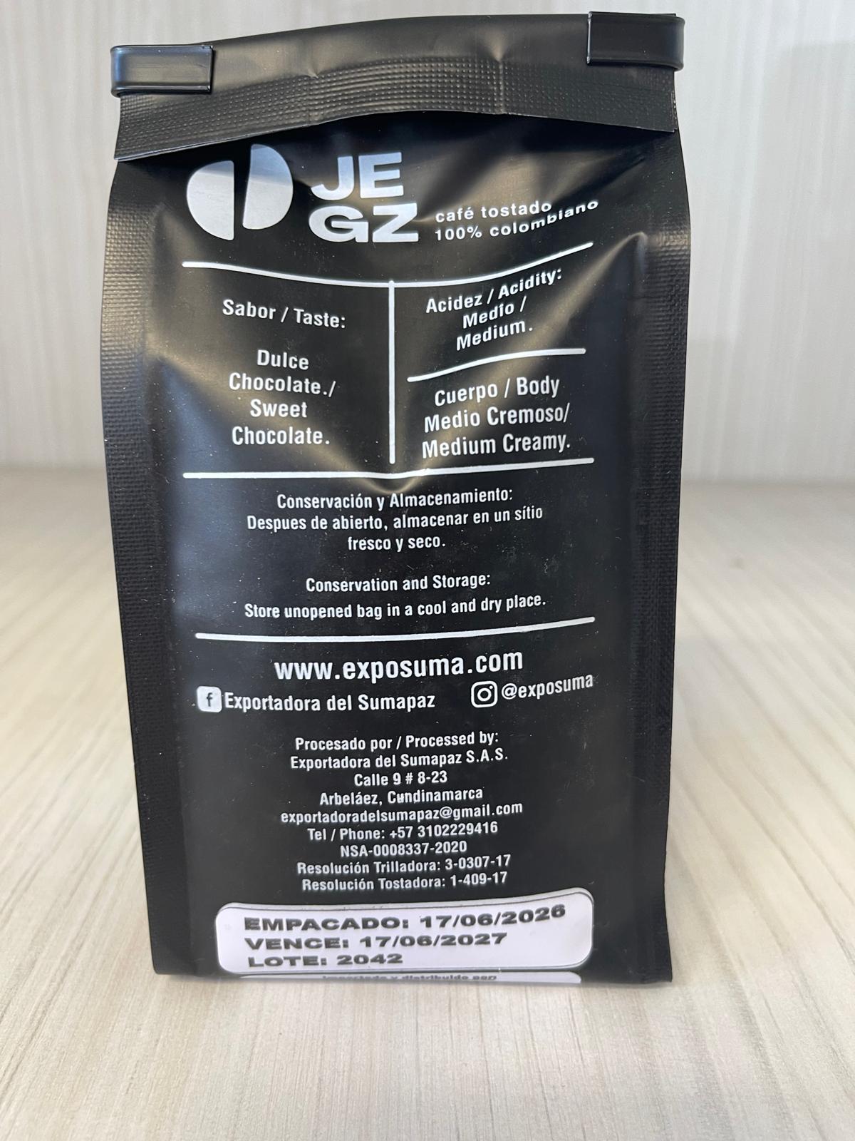Cafe colombiano de especialidad - Jaime Gutierrez