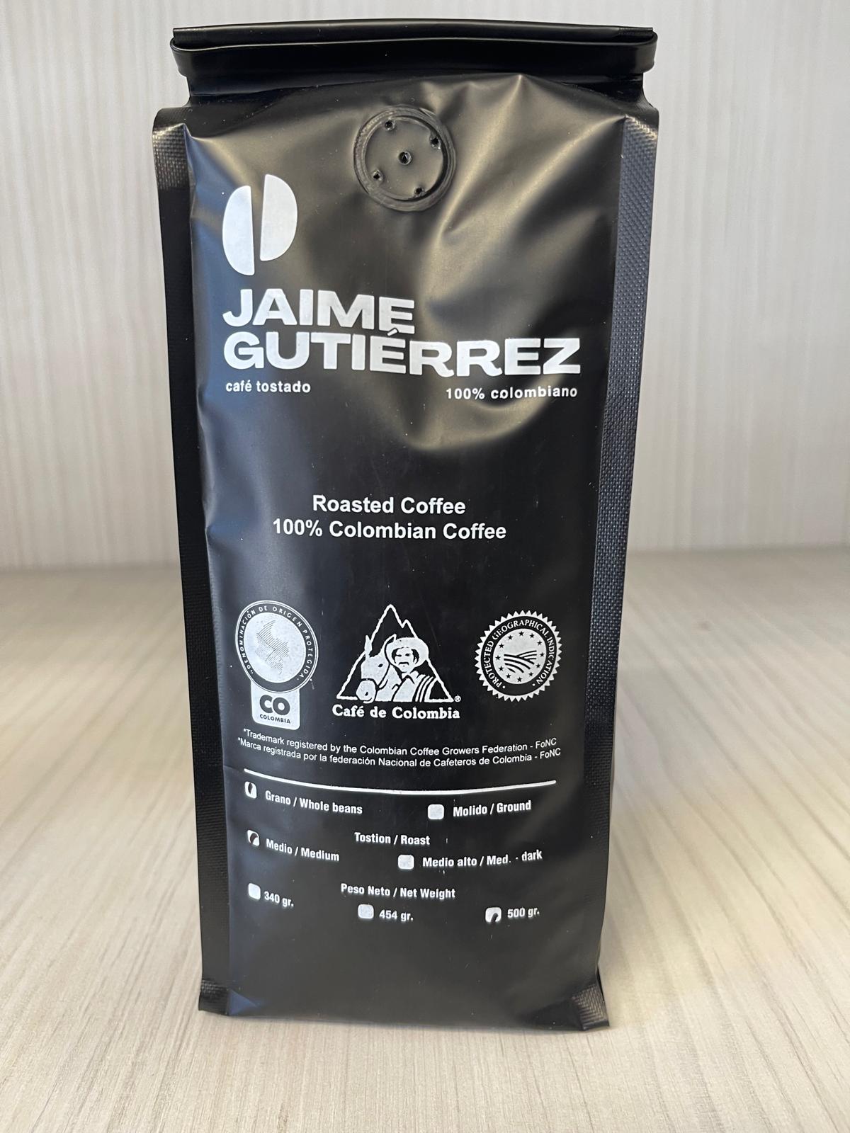Cafe colombiano de especialidad - Jaime Gutierrez